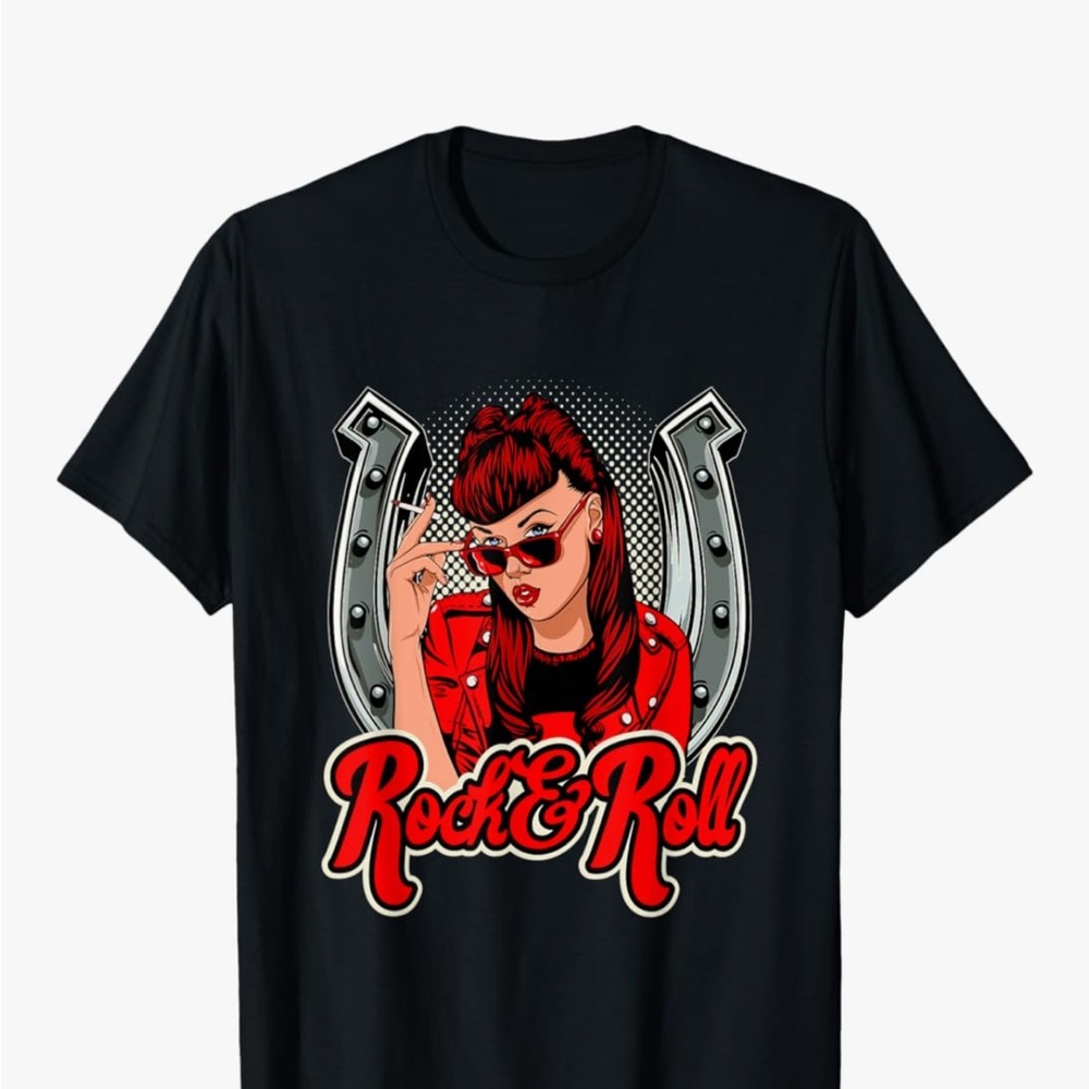 Rock & Roll Graphic T-Shirt